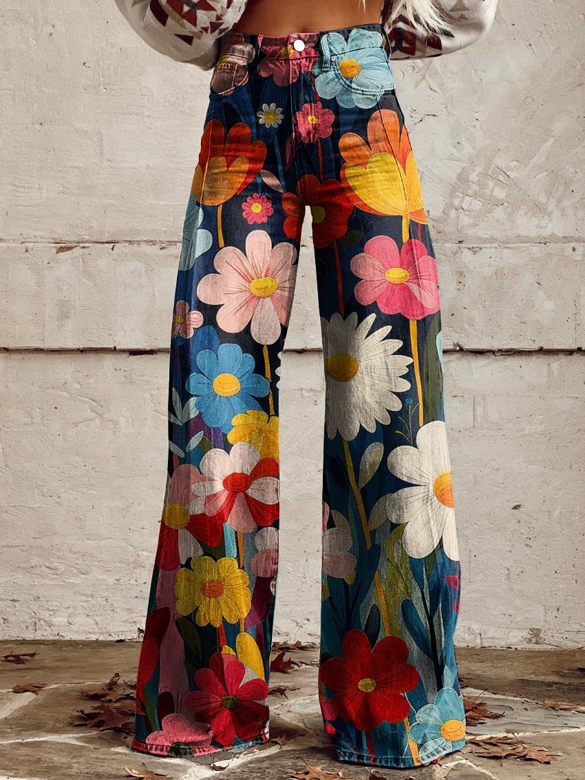 Karina - Pantaloni boho eleganți