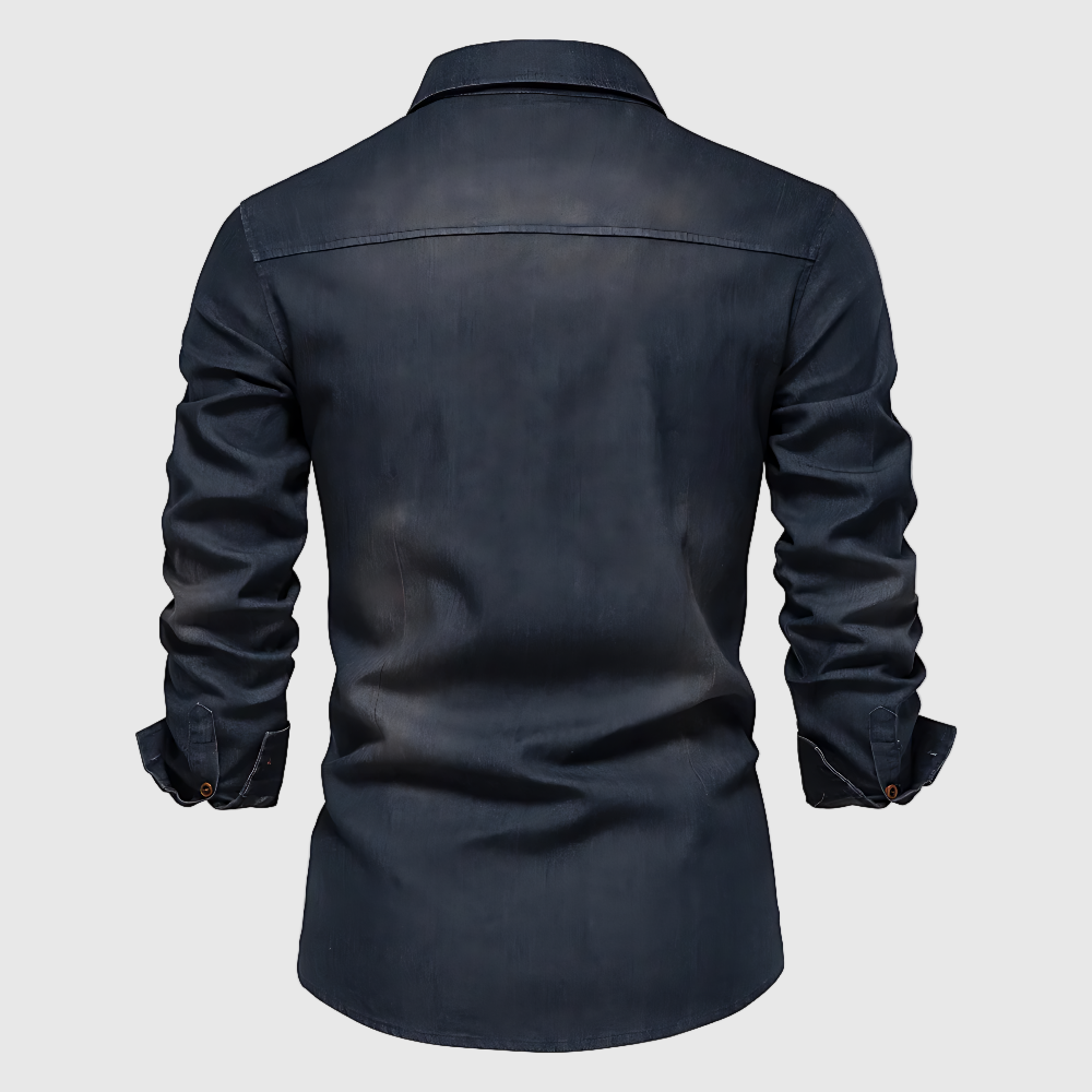 DŽIM – Cămașă din denim din bumbac