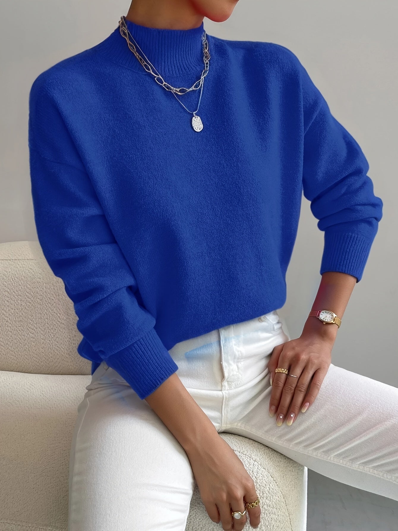 Marilena | Pulover elegant cu guler rulat