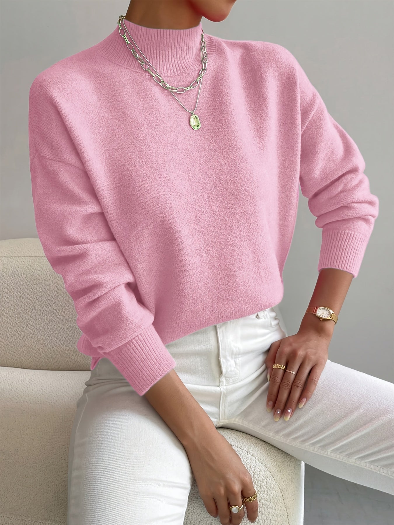 Marilena | Pulover elegant cu guler rulat