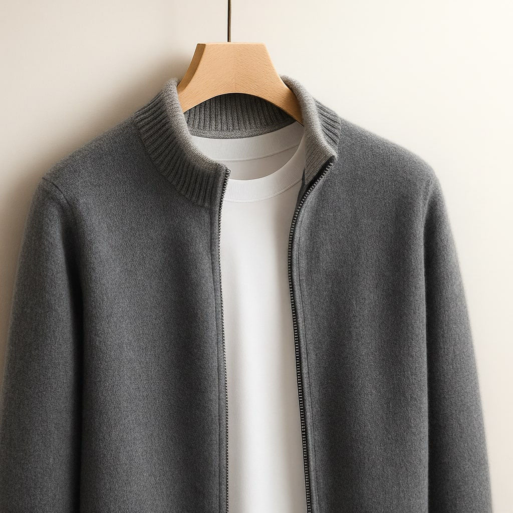 Marzini | Cardigan tricotat cu fermoar