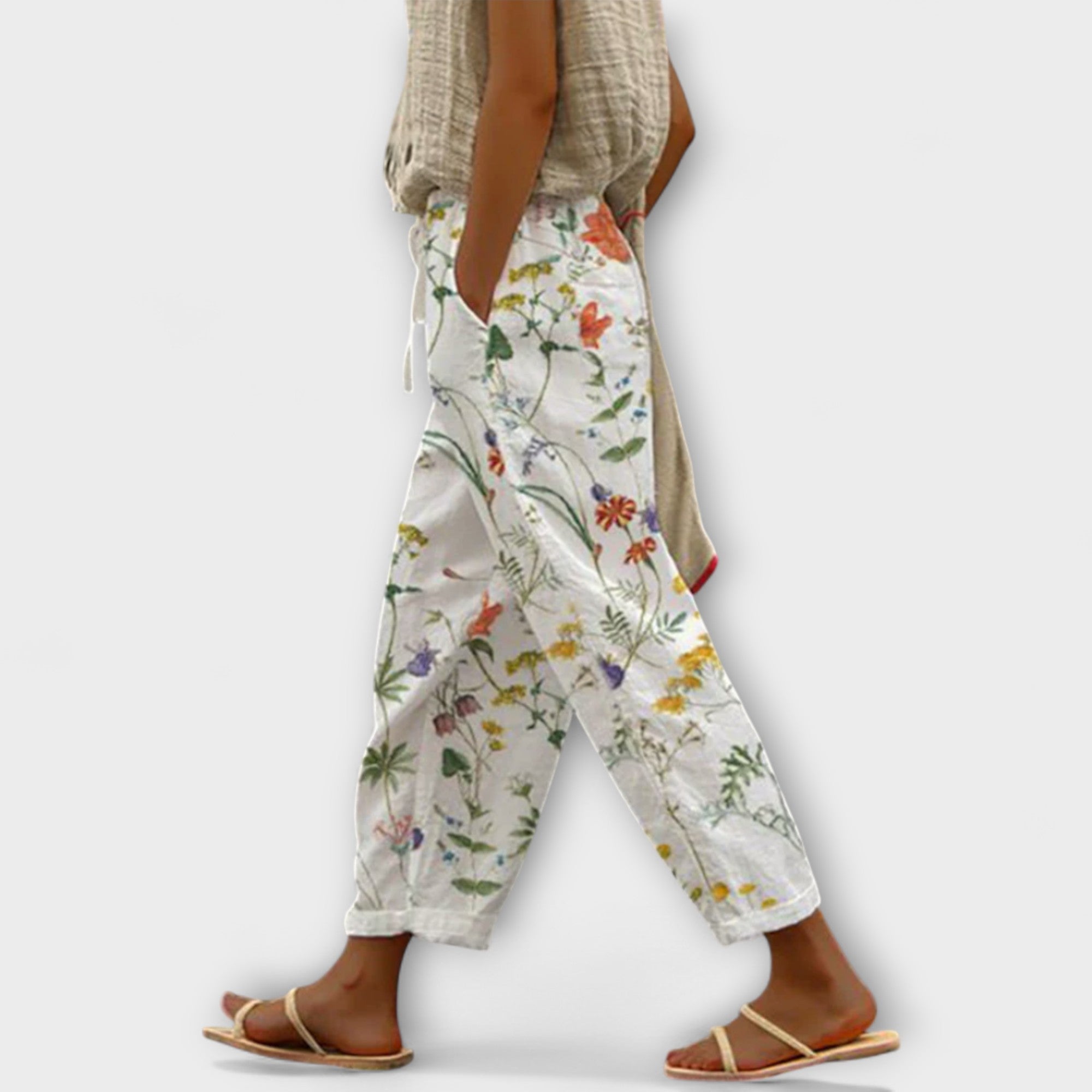 Airish - Pantaloni largi cu imprimeu