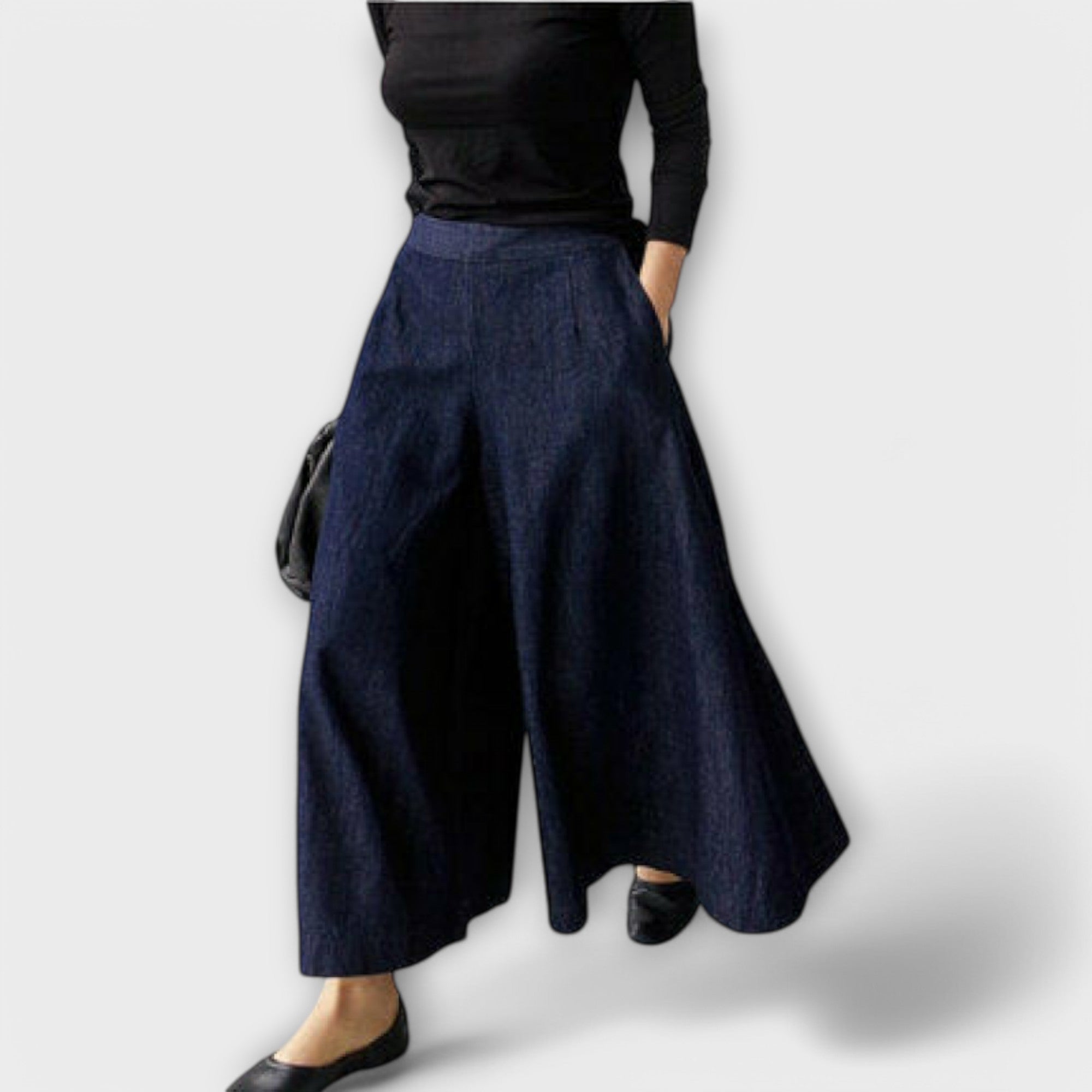 Antónia – Pantaloni pentru femei cu picioare largi