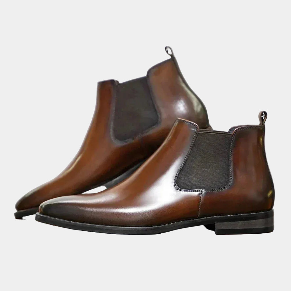Blake™ | Bottines Chelsea în cuir raffiné