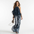 Daria - Set pantaloni și top cu umerii goi