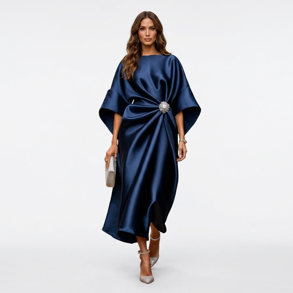 GABRIELLA | Rochie lungă de seară cu detalii luxoase și eleganță atemporală