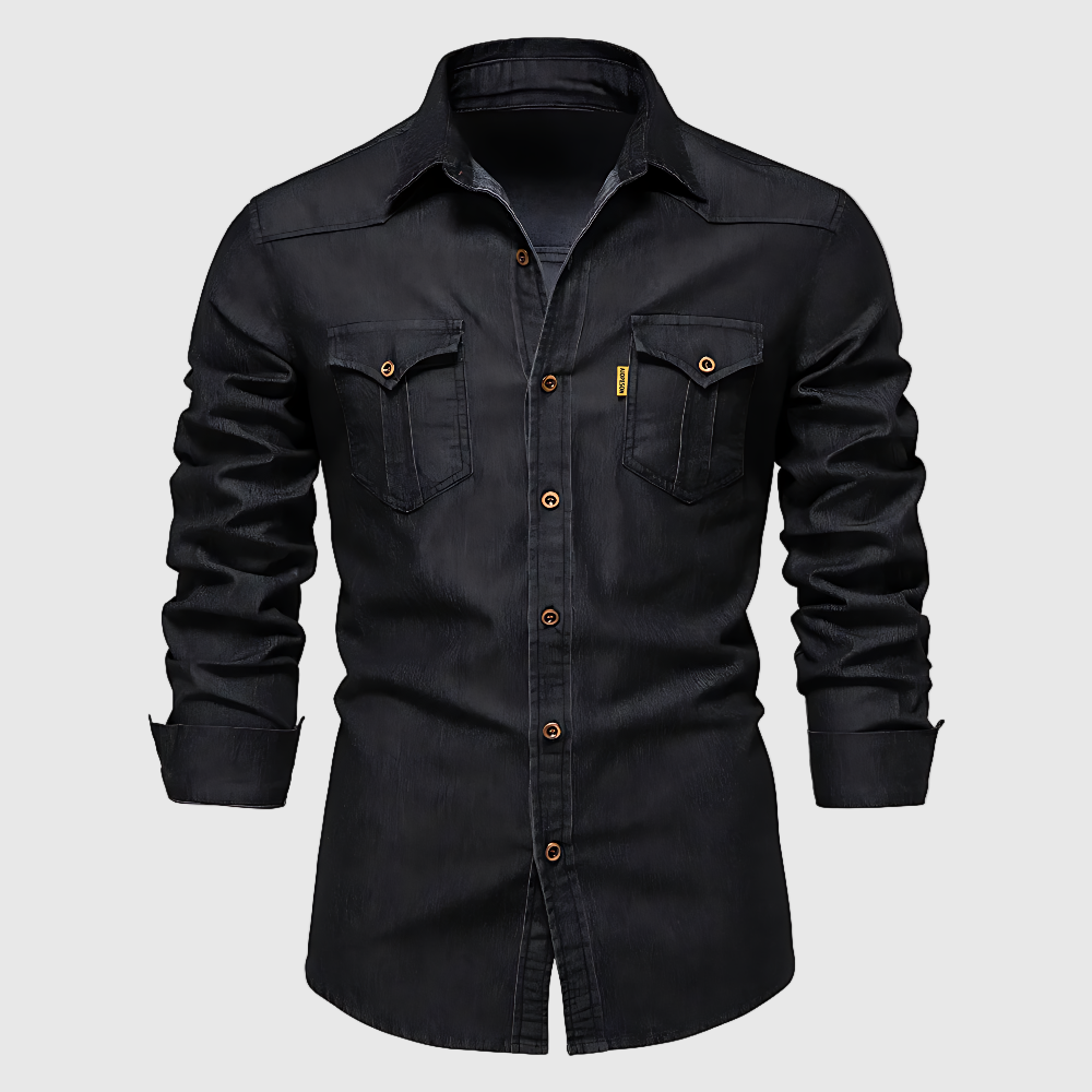 DŽIM – Cămașă din denim din bumbac