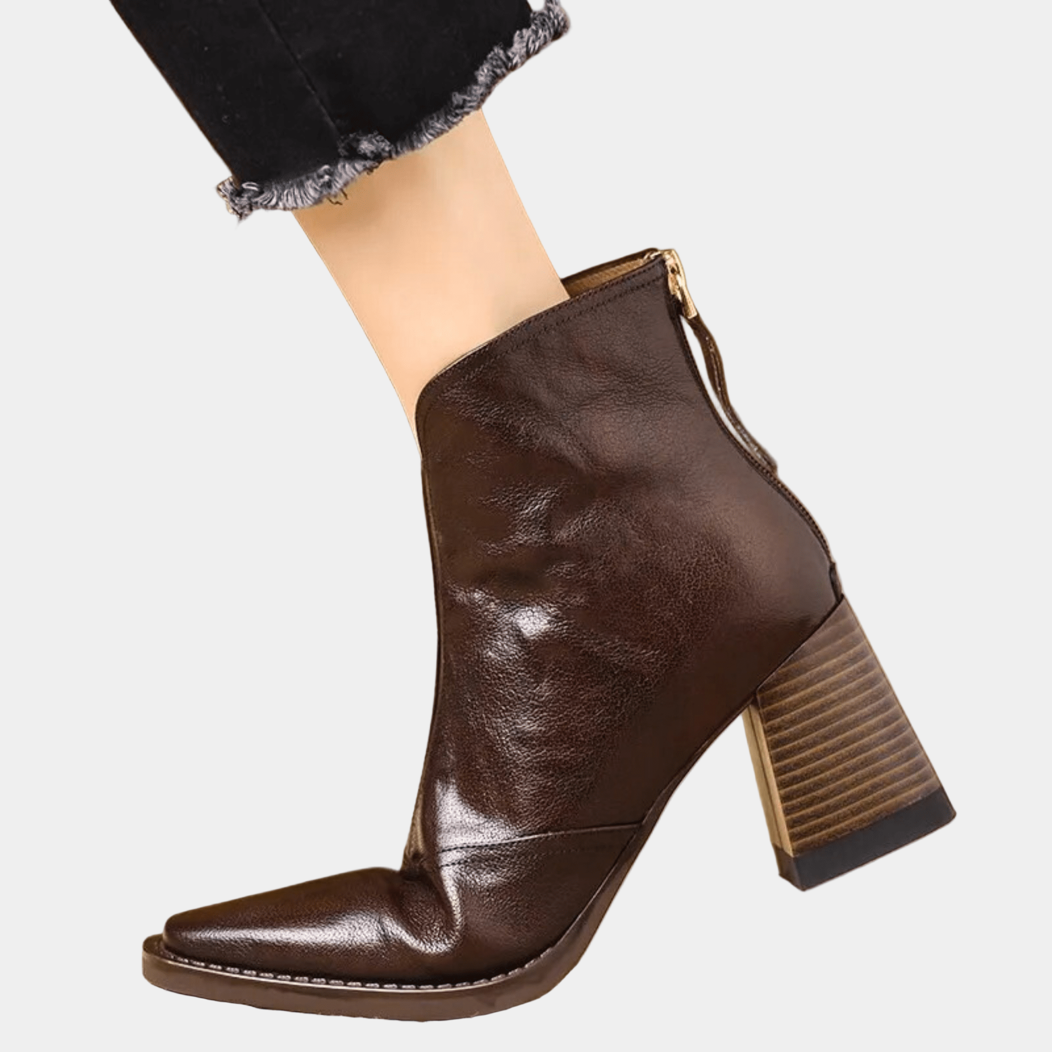 Claudia - Botine elegante cu toc mediu