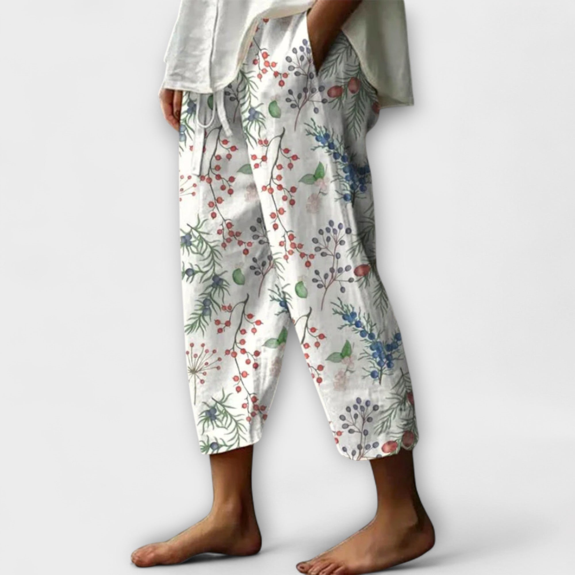 Airish - Pantaloni largi cu imprimeu
