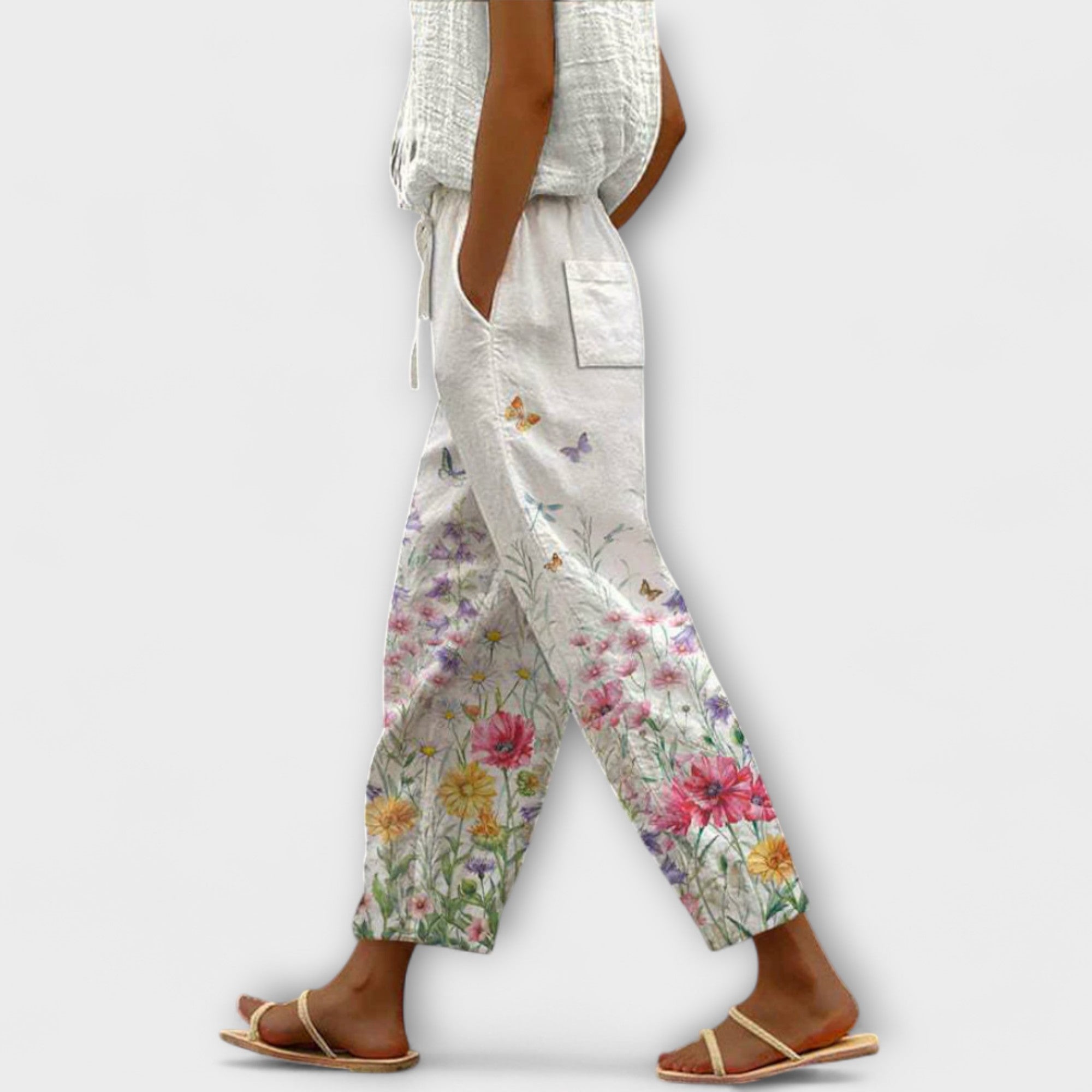 Airish - Pantaloni largi cu imprimeu